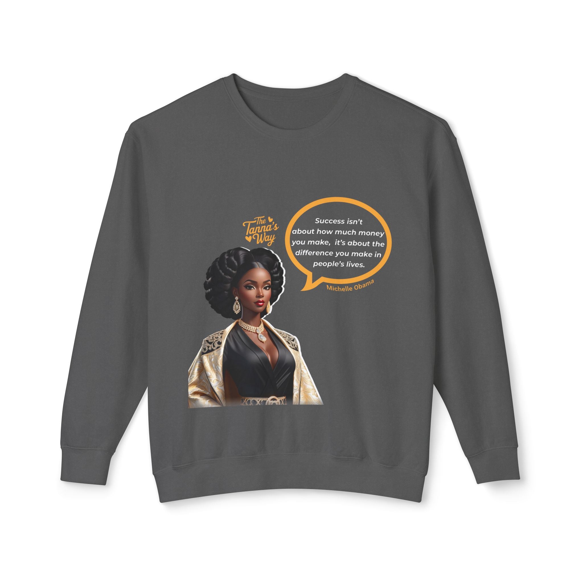 Michelle Obama | Unisex Lightweight Crewneck Sweatshirt